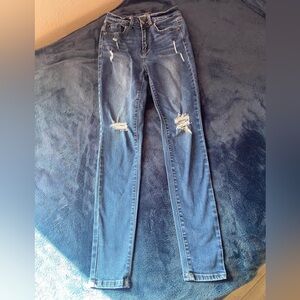 Distressed Blue Women's Jeans